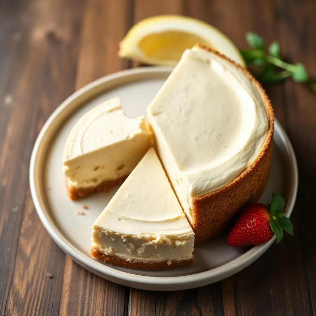 Cheesecake senza cottura senza burro