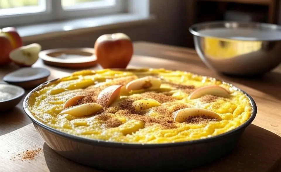 Frittata dolce proteica alle mele
