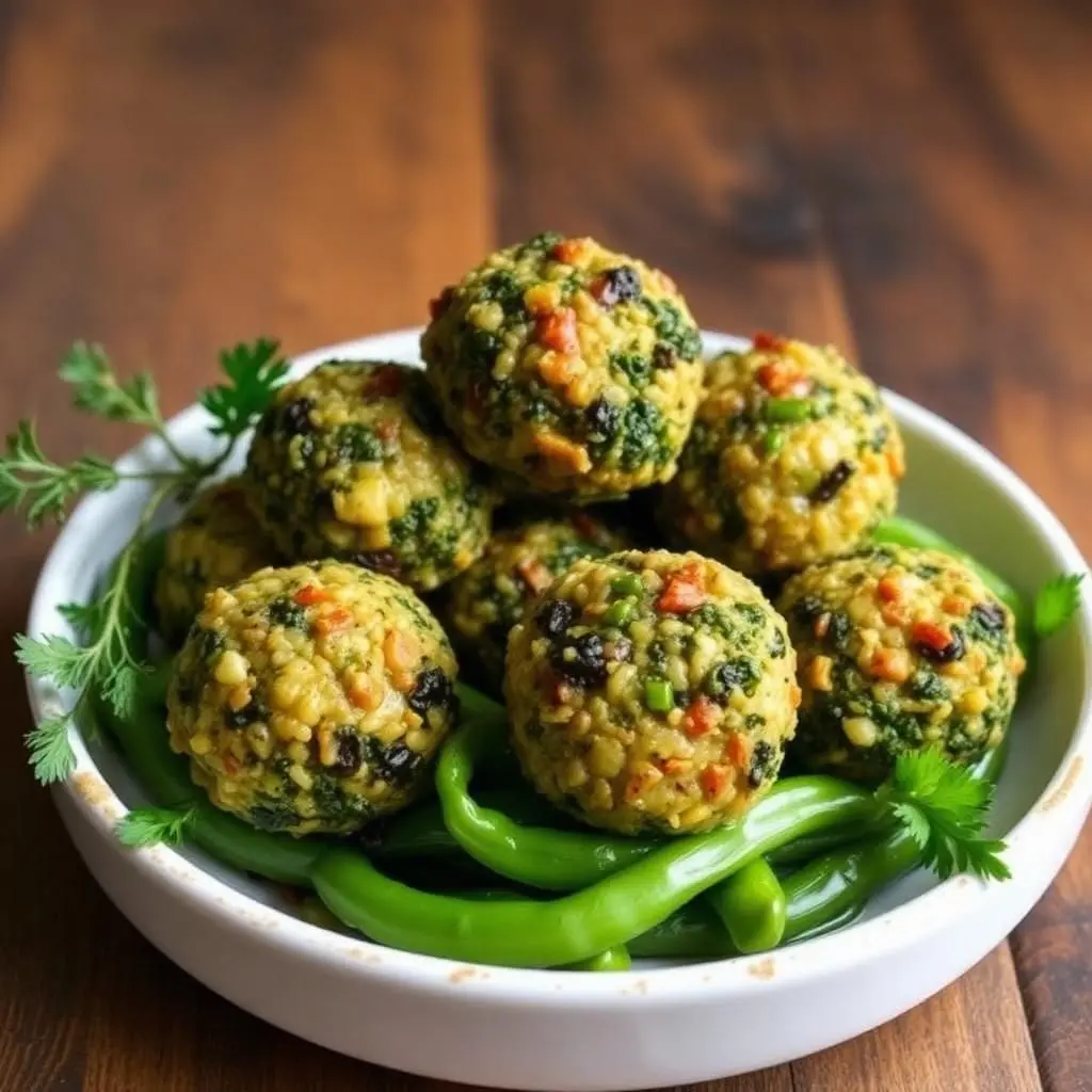 Polpette di verdure non fritte