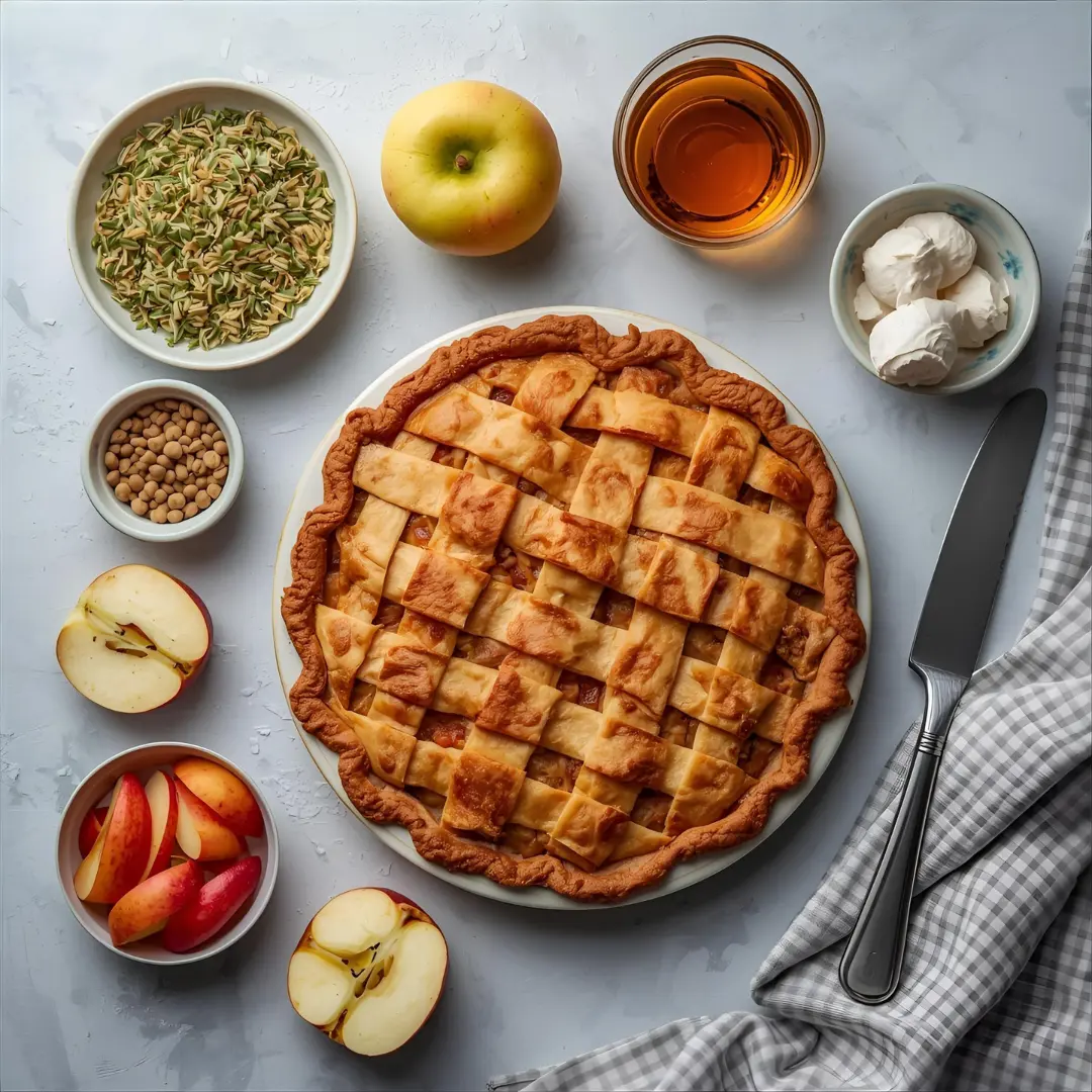 Torta di mele fit con miele ed eritritolo