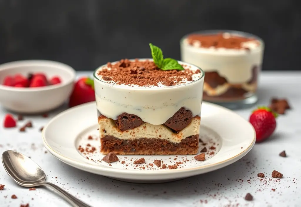 Tiramisù proteico con yogurt greco: ricetta fit facile