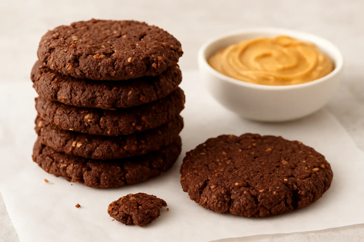 Biscotti proteici al burro di arachidi e cacao: dolce sano e goloso senza sensi di colpa